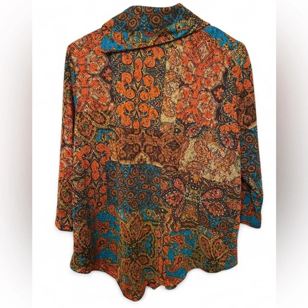 Ruby Rd Cowl Neck Blouse - Picture 2 of 5